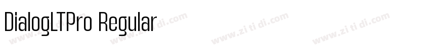 DialogLTPro Regular字体转换